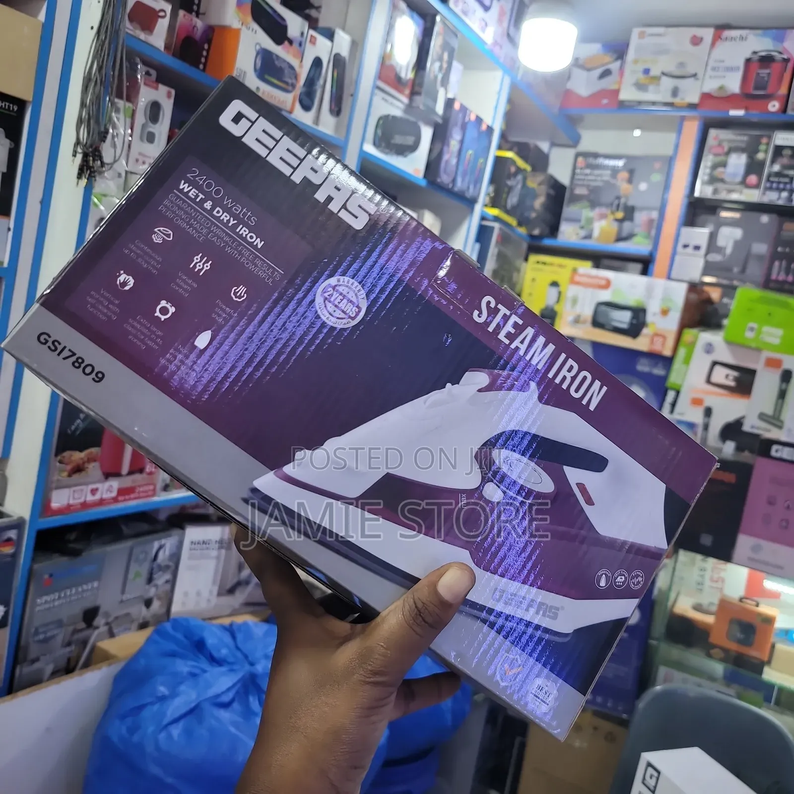Geepas  Steam  Iron/ Wet And Dry Steam Iron