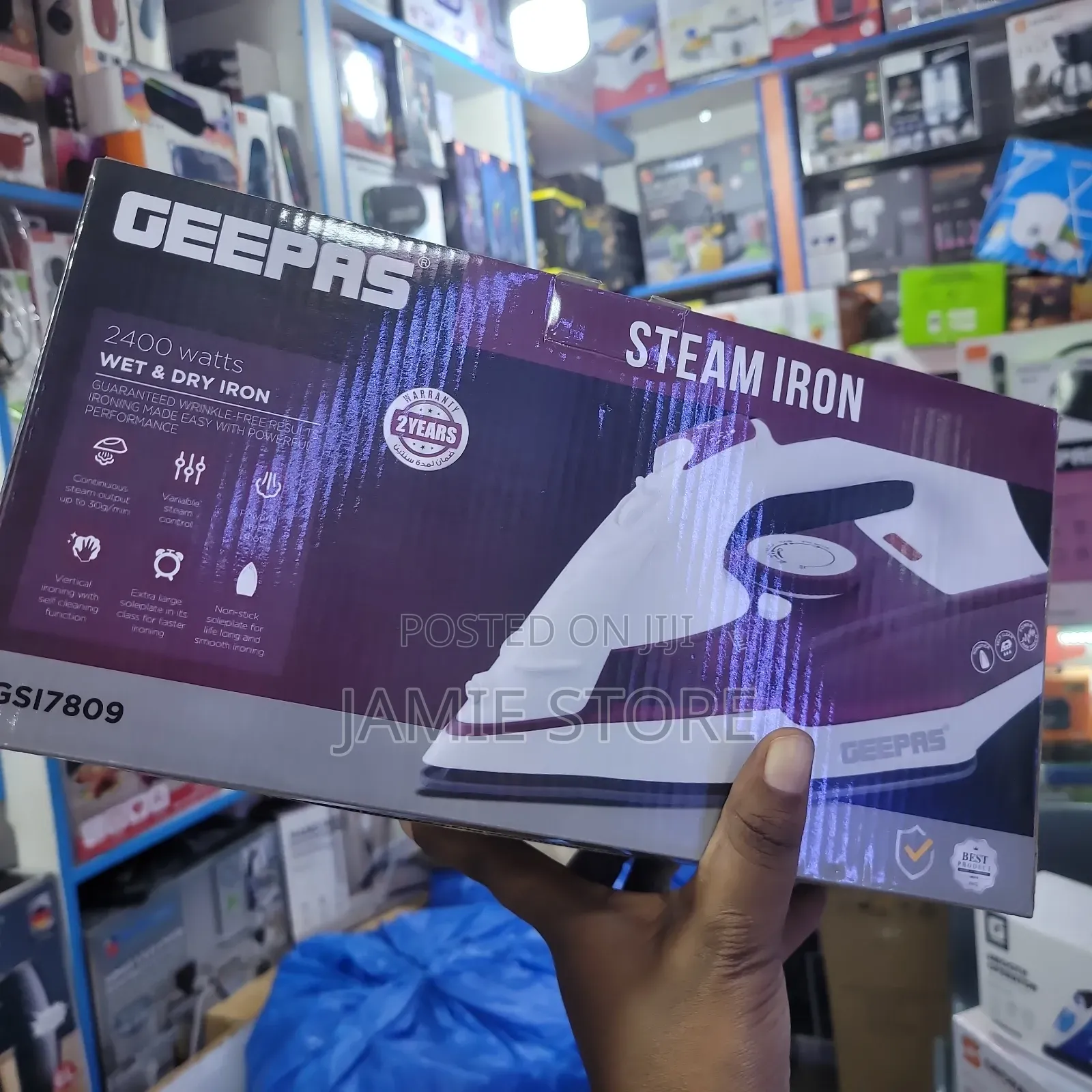 Geepas  Steam  Iron/ Wet And Dry Steam Iron