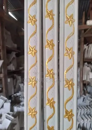 Cornices Gold Color Design