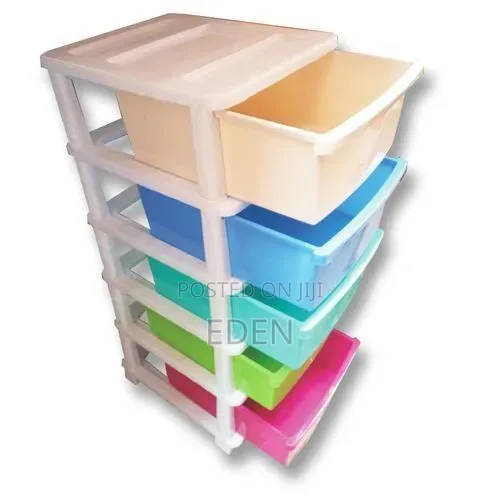 Anniversary Deal 5 Tier Modern Plastic Laundry Basket Storage.