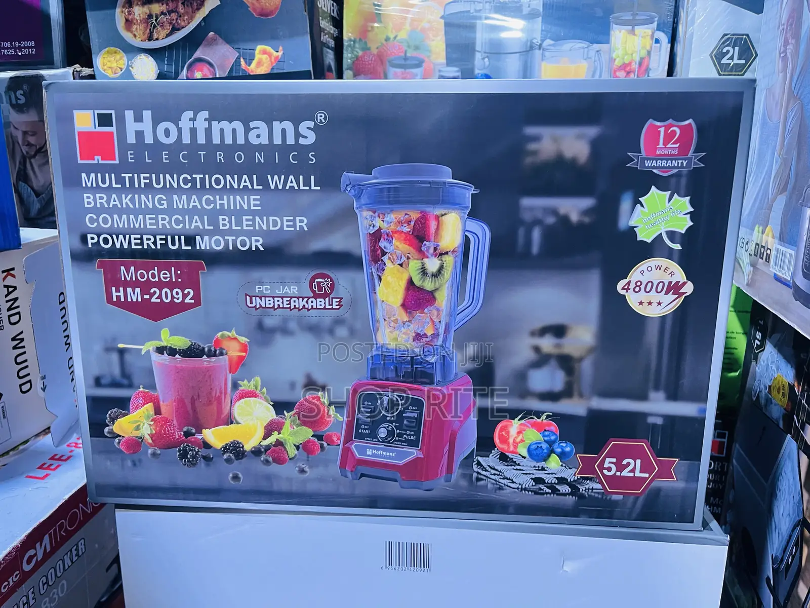 Hoffmans Multi Functional Commercial Blender 4800 W