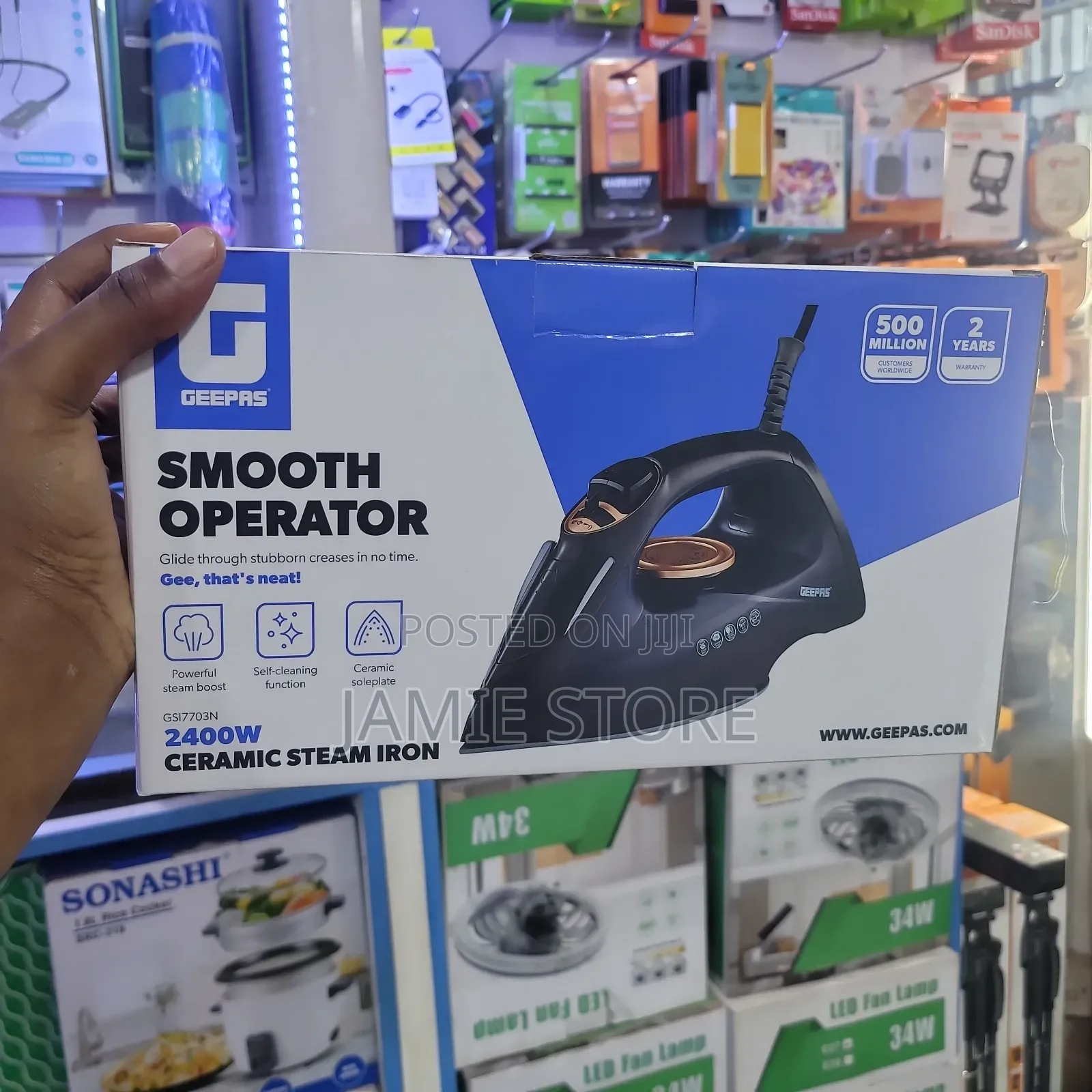 Geepas Steam Iron / Geepas Creamic Steam Iron