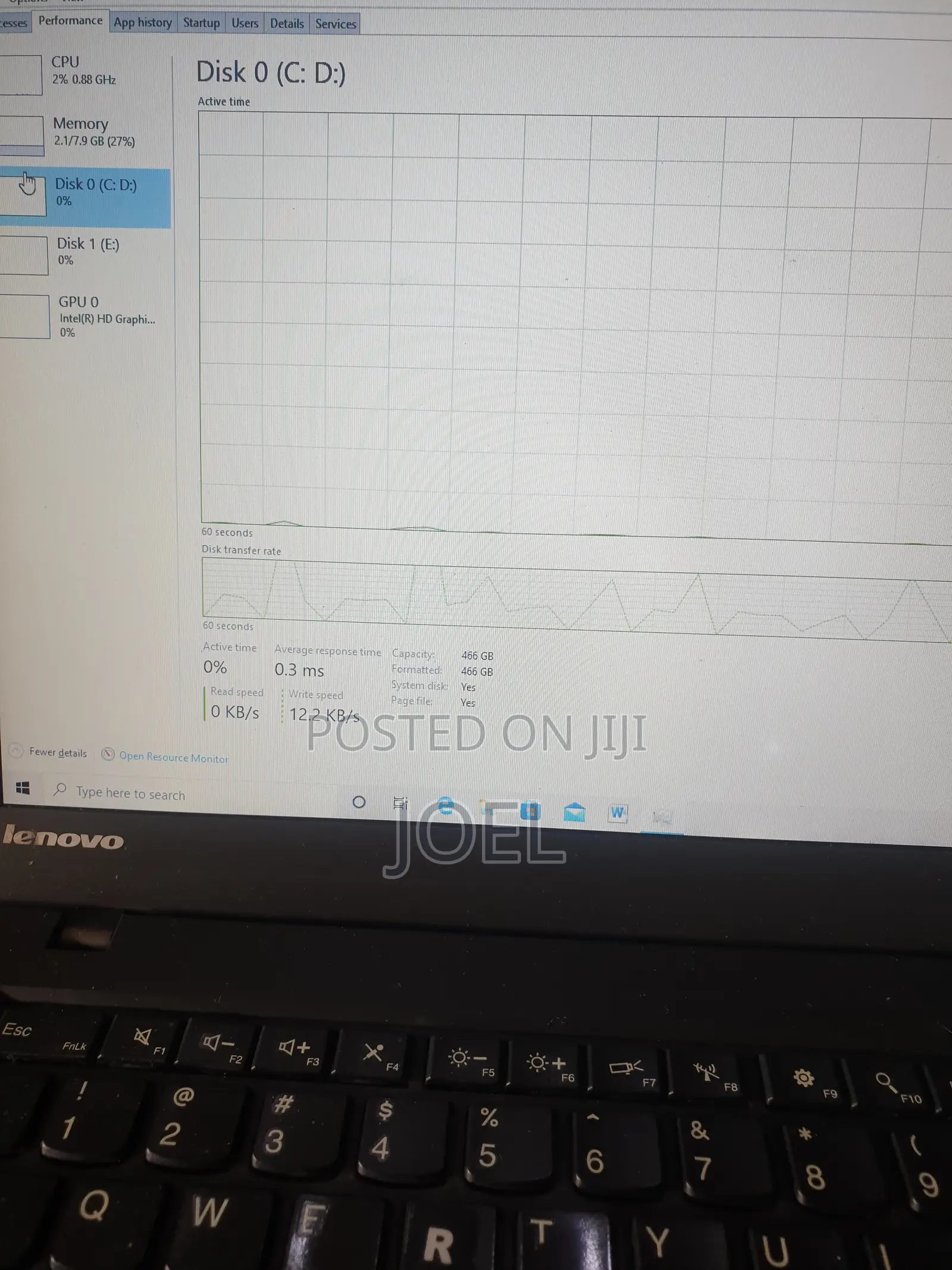 Laptop Lenovo 8GB Intel Core i5 HDD 500GB