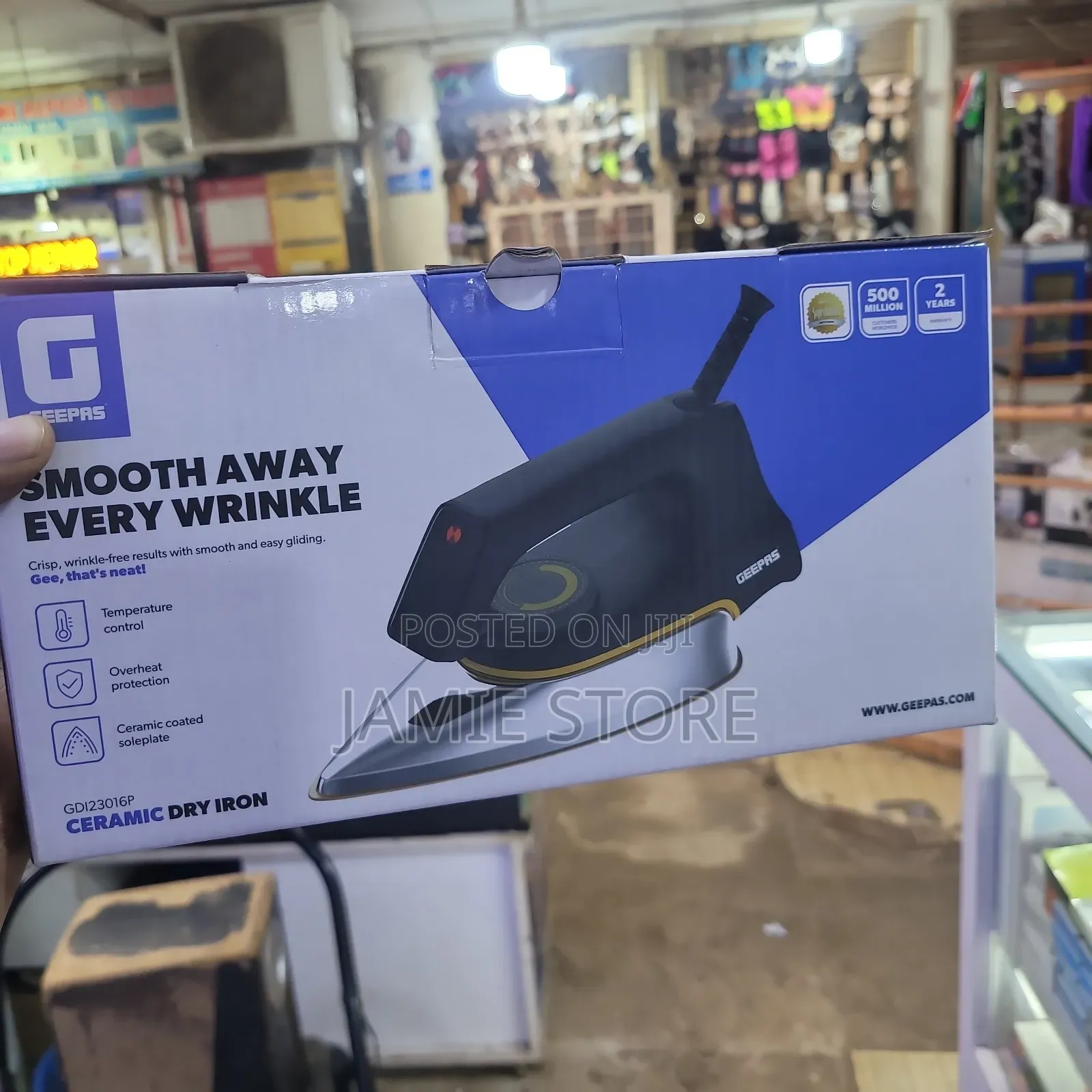Geepas Flat Iron, Creamic Dry Iron