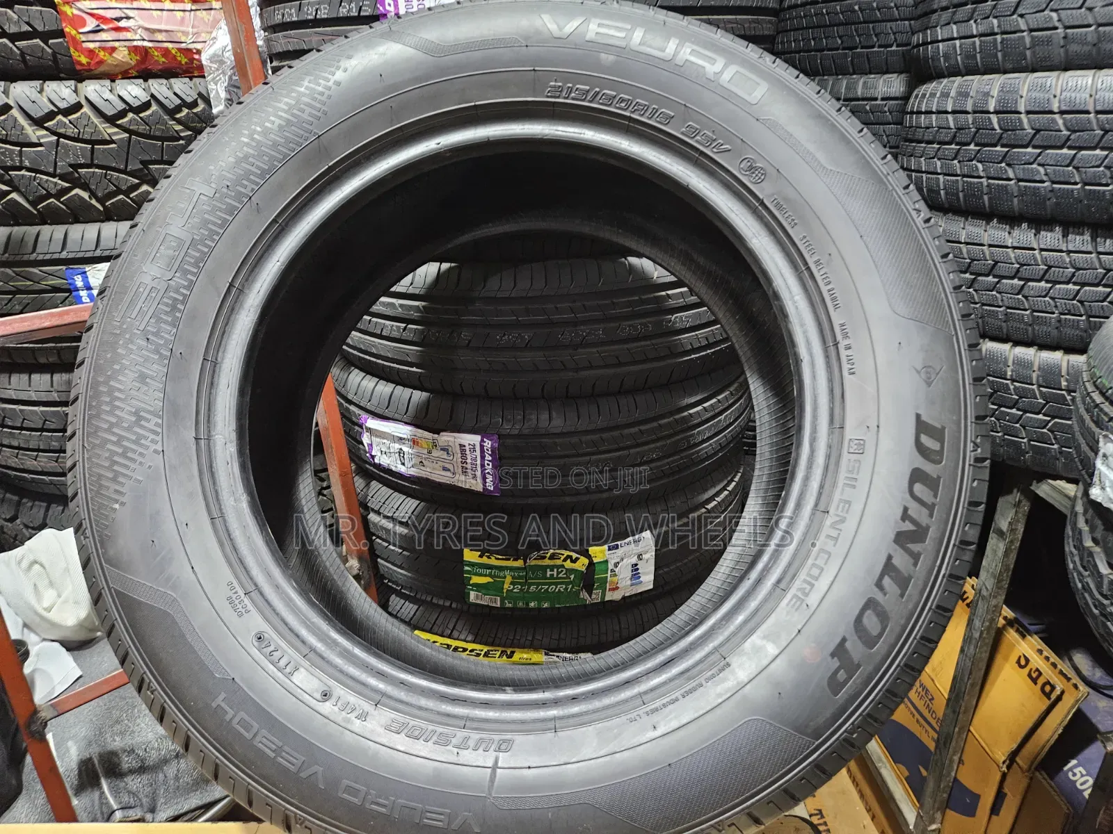 215 60 R16 Dunlop Its a Set of 4 Tires From Japan Imported Tires.