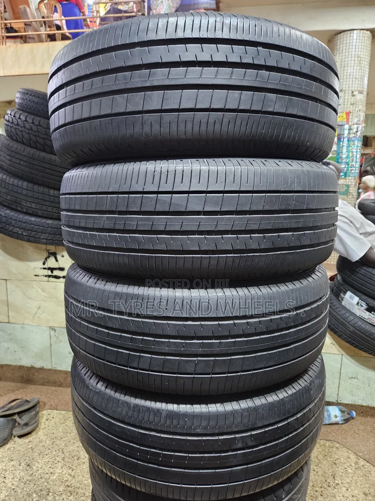 215 60 R16 Dunlop Its a Set of 4 Tires From Japan Imported Tires.