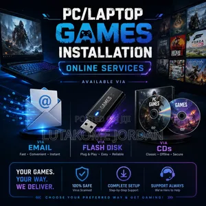 We Do Online Pc/Laptop Games Installation Services Anywhere Anytime