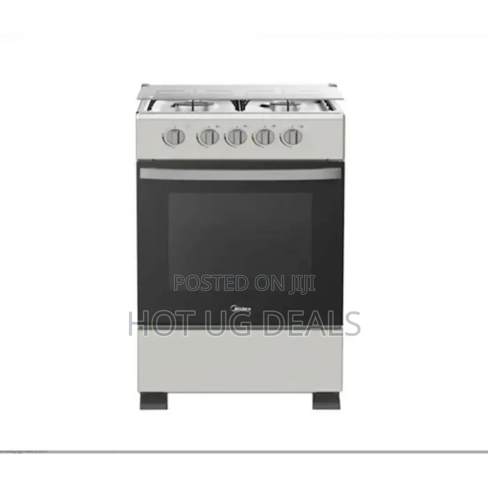 Midea 50*50 Full Gas Burner With Gas Oven- Silver