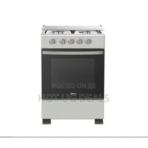 Midea 50*50 Full Gas Burner With Gas Oven- Silver