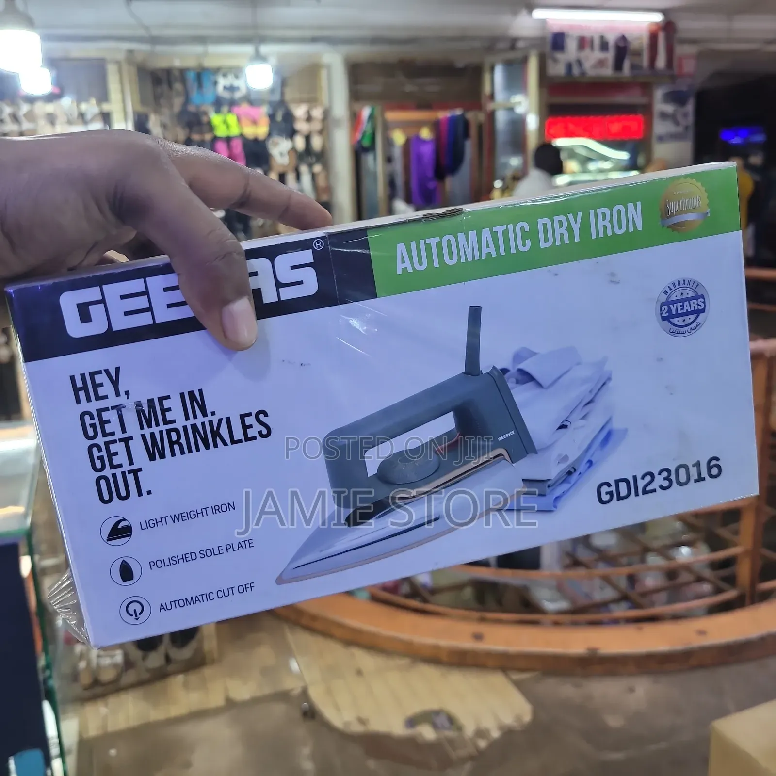 Geepas Dry Iron/ Automatic Dry Iron