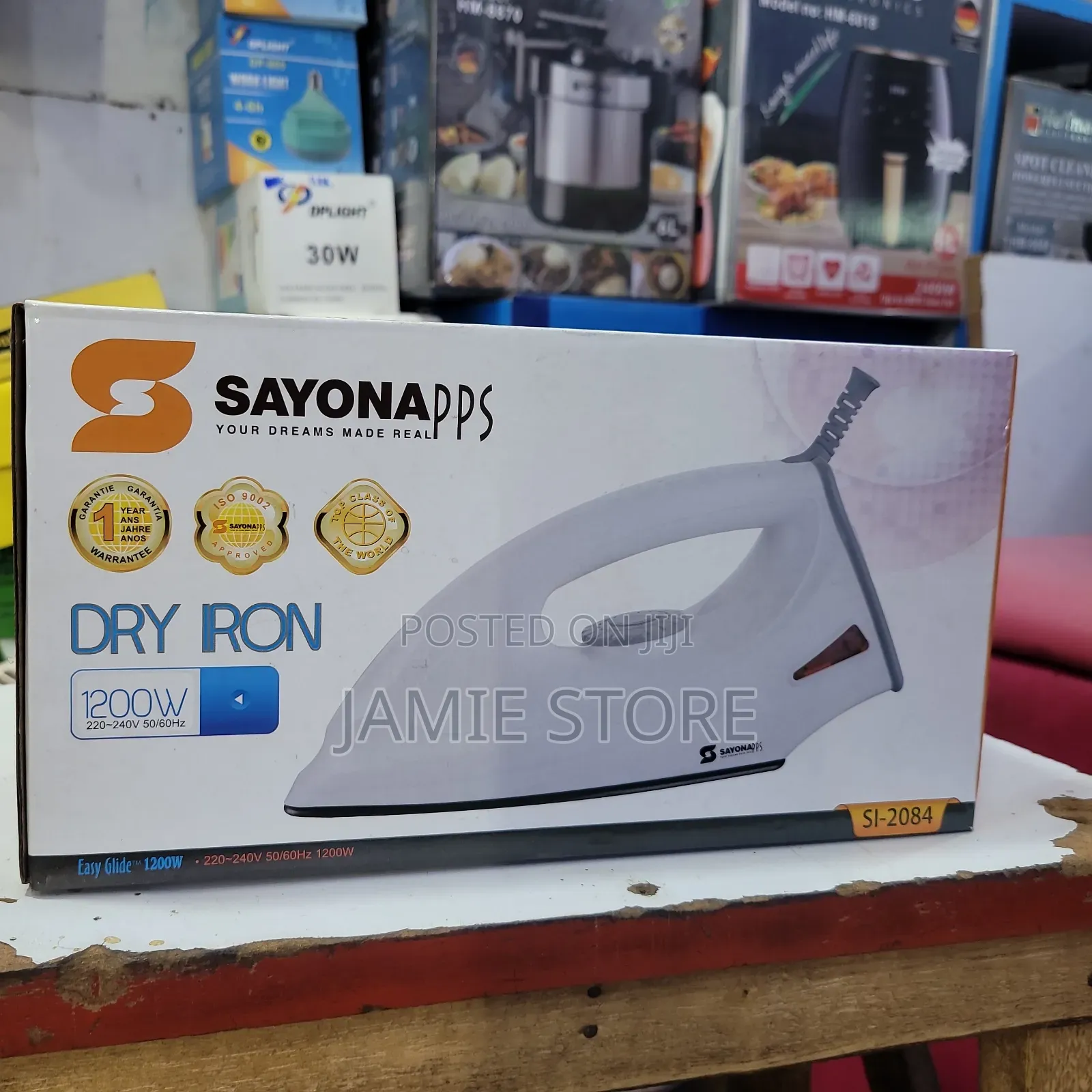 Sayonapps Dry Iron  / 1200w Sayonapps  Dry Flat Iron