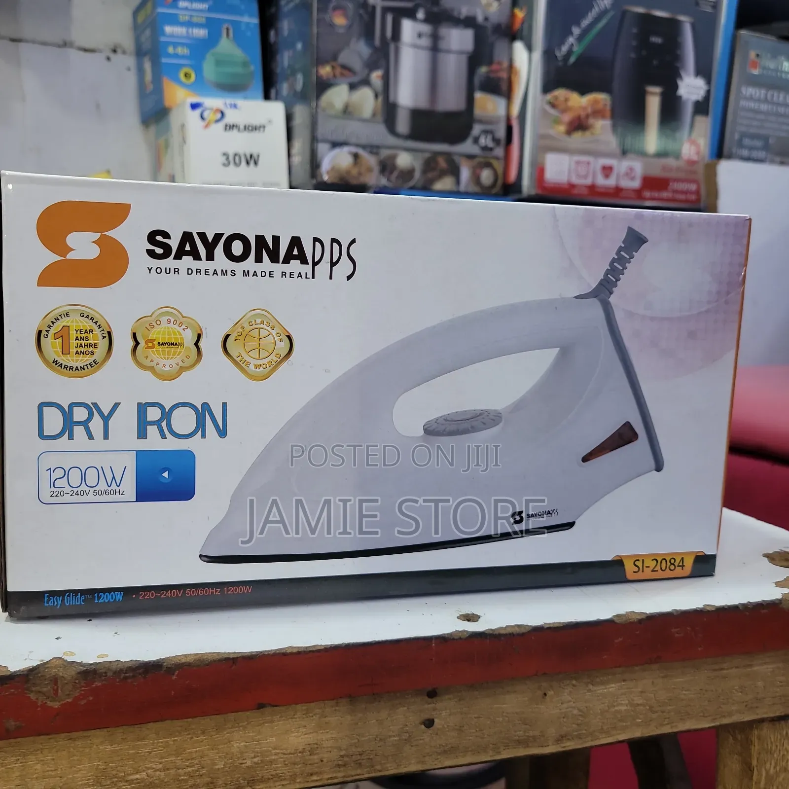Sayonapps Dry Iron  / 1200w Sayonapps  Dry Flat Iron