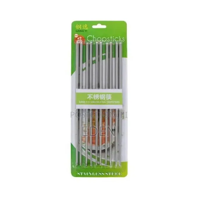 Anniversary Deal
10 Pieces Stainless Steel Chopsticks for Eating Food