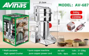 500g Avinas Electric Cereal Grinder Machine