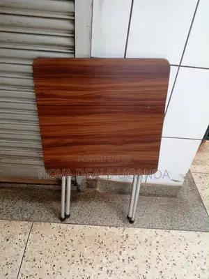 Multifunctional Folding Table, Portable Wooden Square Table Metal Legs