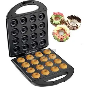 16 Holes Mini Donut Maker With Double Side Heating
