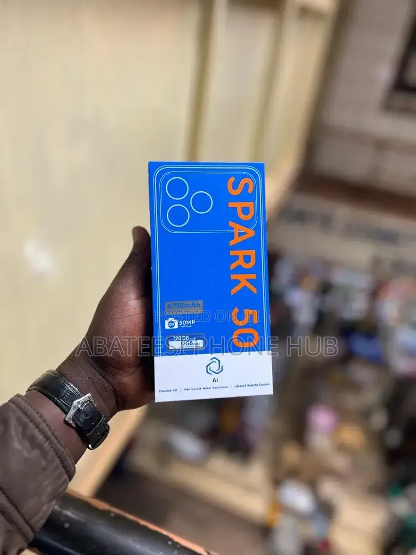 New Tecno Spark 50 128 GB Gray