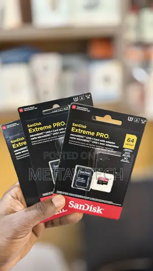 Sandisk Extreme Pro 64gb SDXC Uhs-Ii Memory Card, Up to 200mb/
