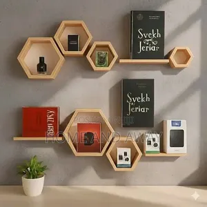 Hexagon Smart Wall Decors With Led Lighting in Any Colour 880,000/-