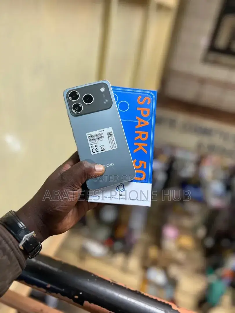 New Tecno Spark 50 128 GB Gray