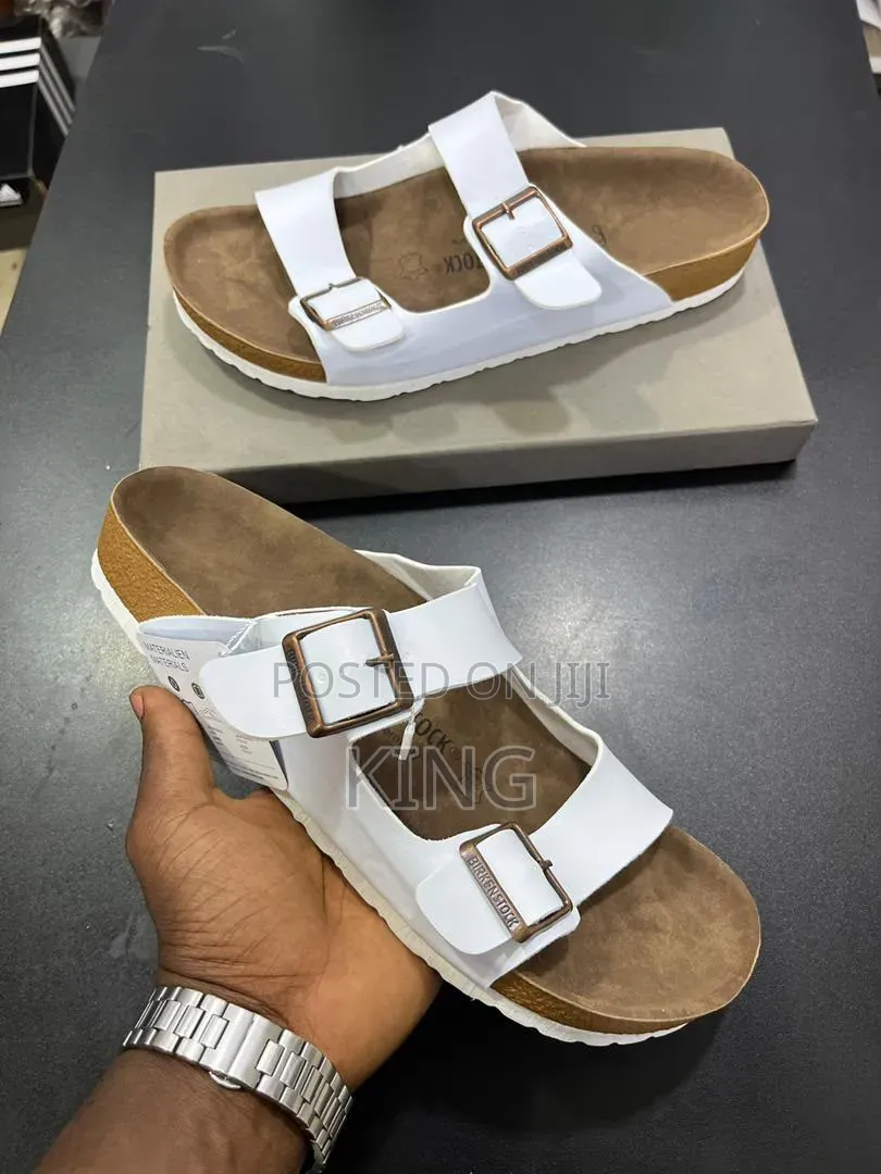 Birkenstock Arizona Sandals. Cork-Latex Footbeds and Double Straps