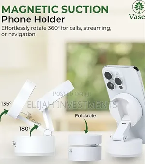 Vacuum Suction Magnetic Phone Holder