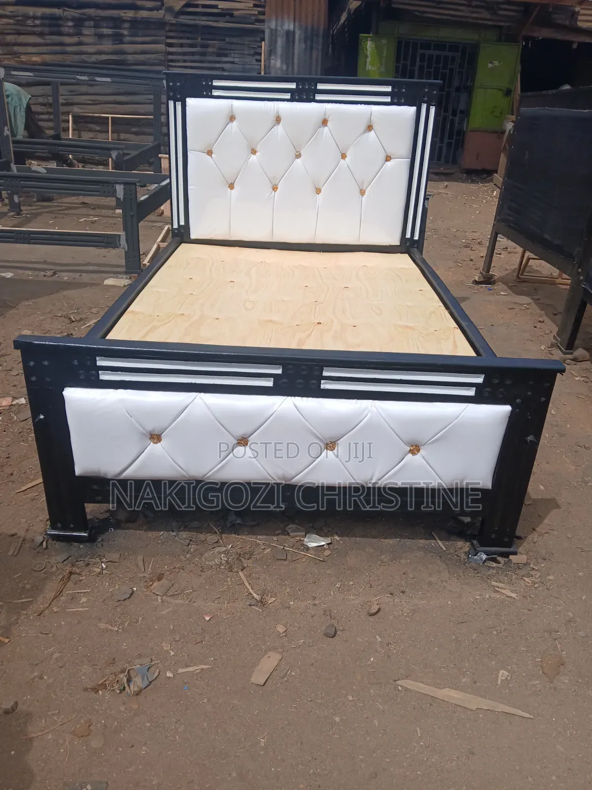 4by6 Brand New Bed Black in Colour