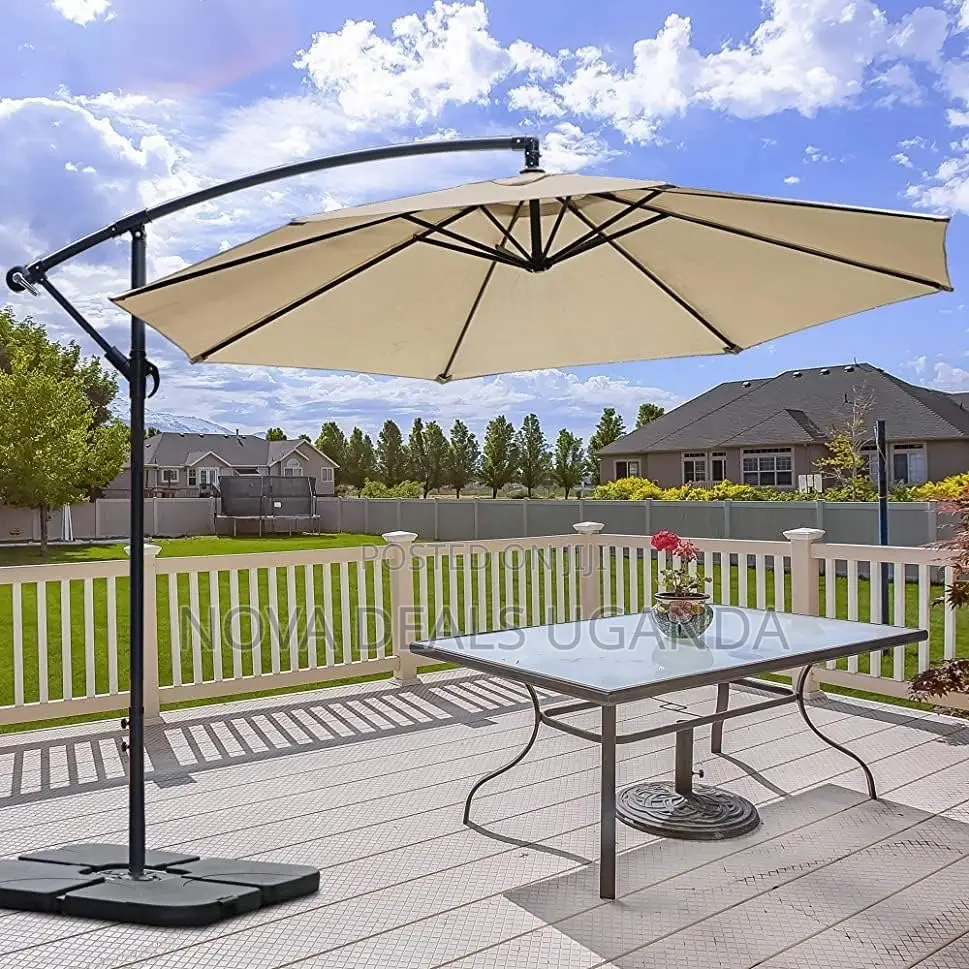 Outdoor Courtyard Umbrella Polyester Cloth Commercial Banana Umbrella