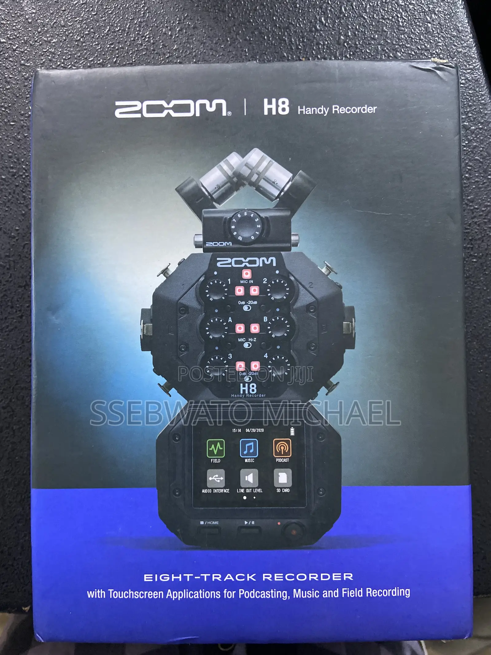 Zoom H8 Handy Recorder Podcast Field Recorder 8 Channel