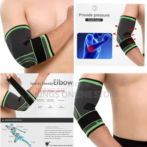 Adjustable Elbow Compression Sleeve Support Brace Arm Guard Protector