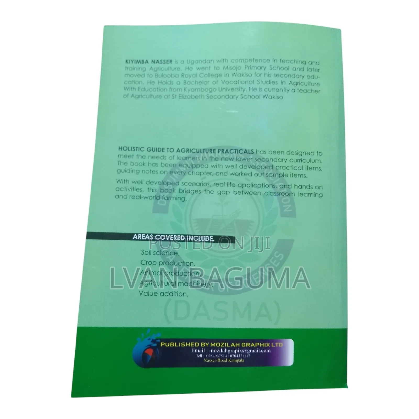 O Level Holistic Guide to Agriculture Practicals Book - Dasma