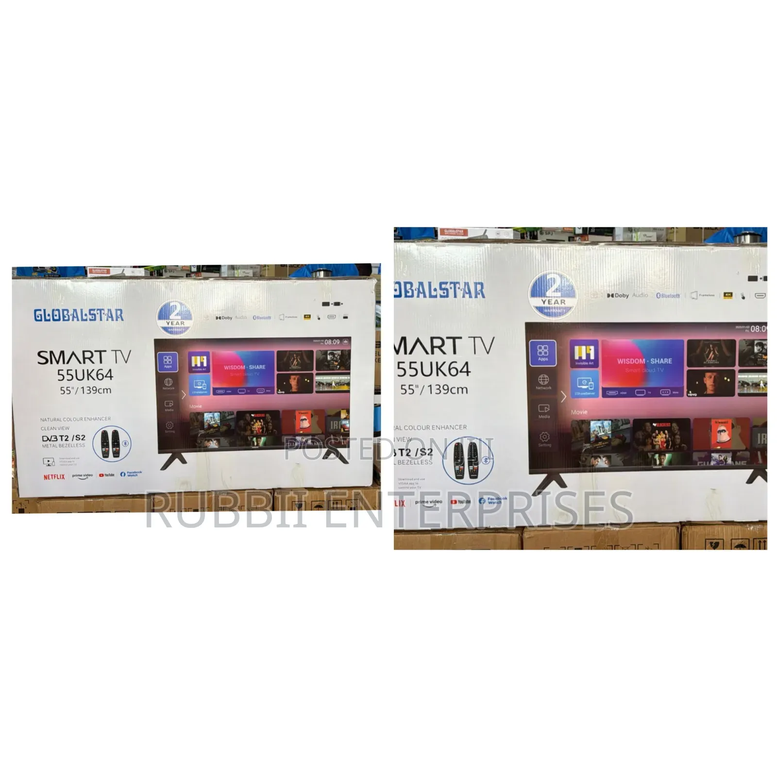55 Inches Globalstar 55uk64 Smart Tv