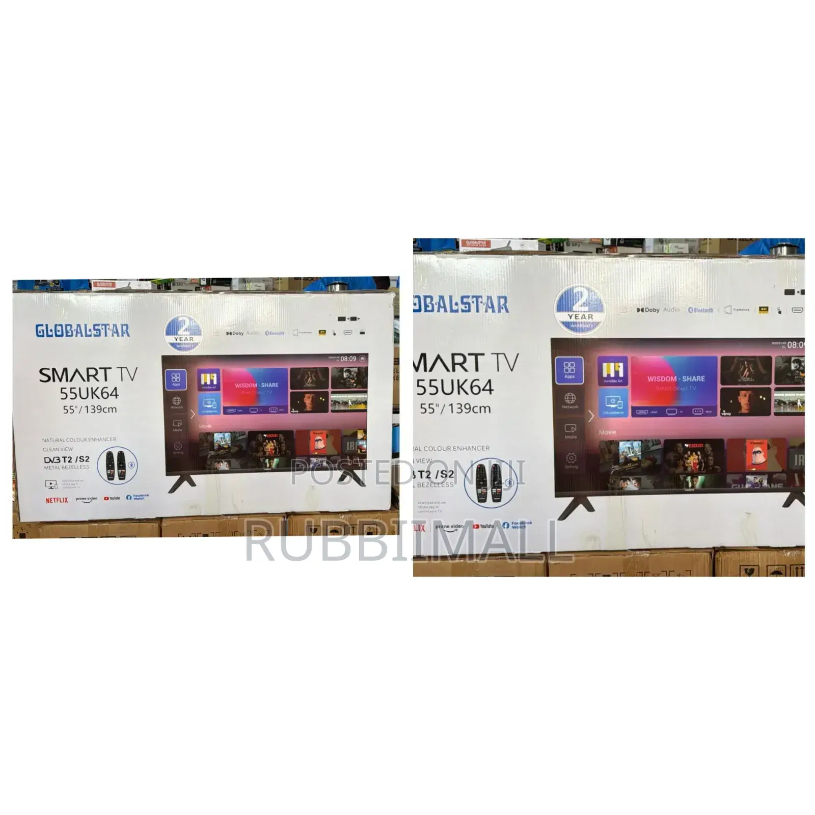 55 Inches Globalstar 55uk64 Smart Tv