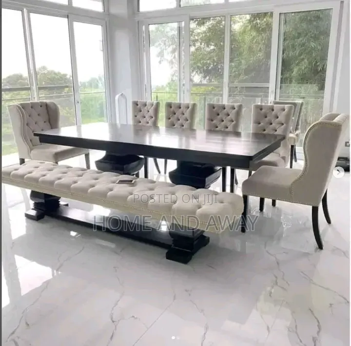 10 Seaters Benched French Dining Sets in Any Colour