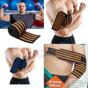 1pc Weightlifting Elbow Protector Adjustable Wraps Elastic Straps Brac