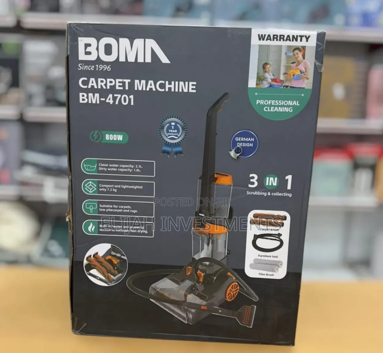 Boma Bm-4701 Carpet Cleaner