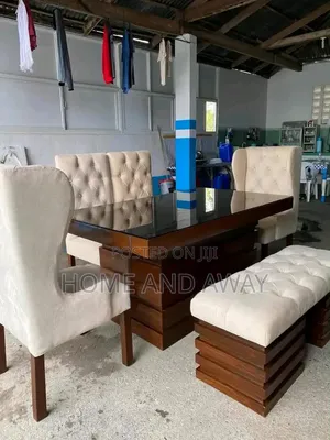 6 Seaters Dressed Benched Dining Sets in Any Colour From 2,000,000/-