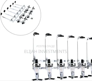 6-Bottle Wall-Mounted Liquor Dispenser