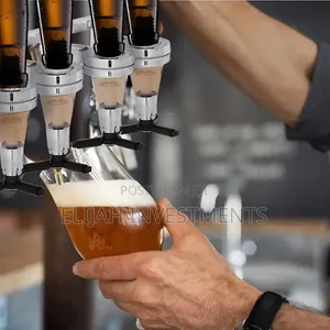 6-Bottle Wall-Mounted Liquor Dispenser