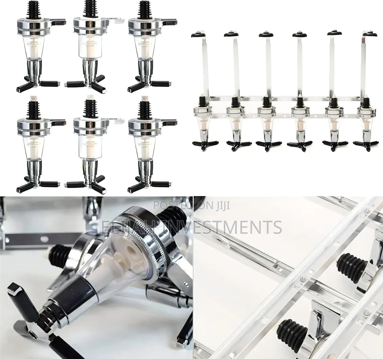 6-Bottle Wall-Mounted Liquor Dispenser