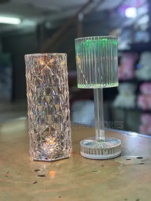 Touch Diamond Table Lamp With Remote, Changing Color