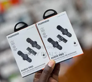 Porodo Audix Pro Lavalier Dual Microphone
