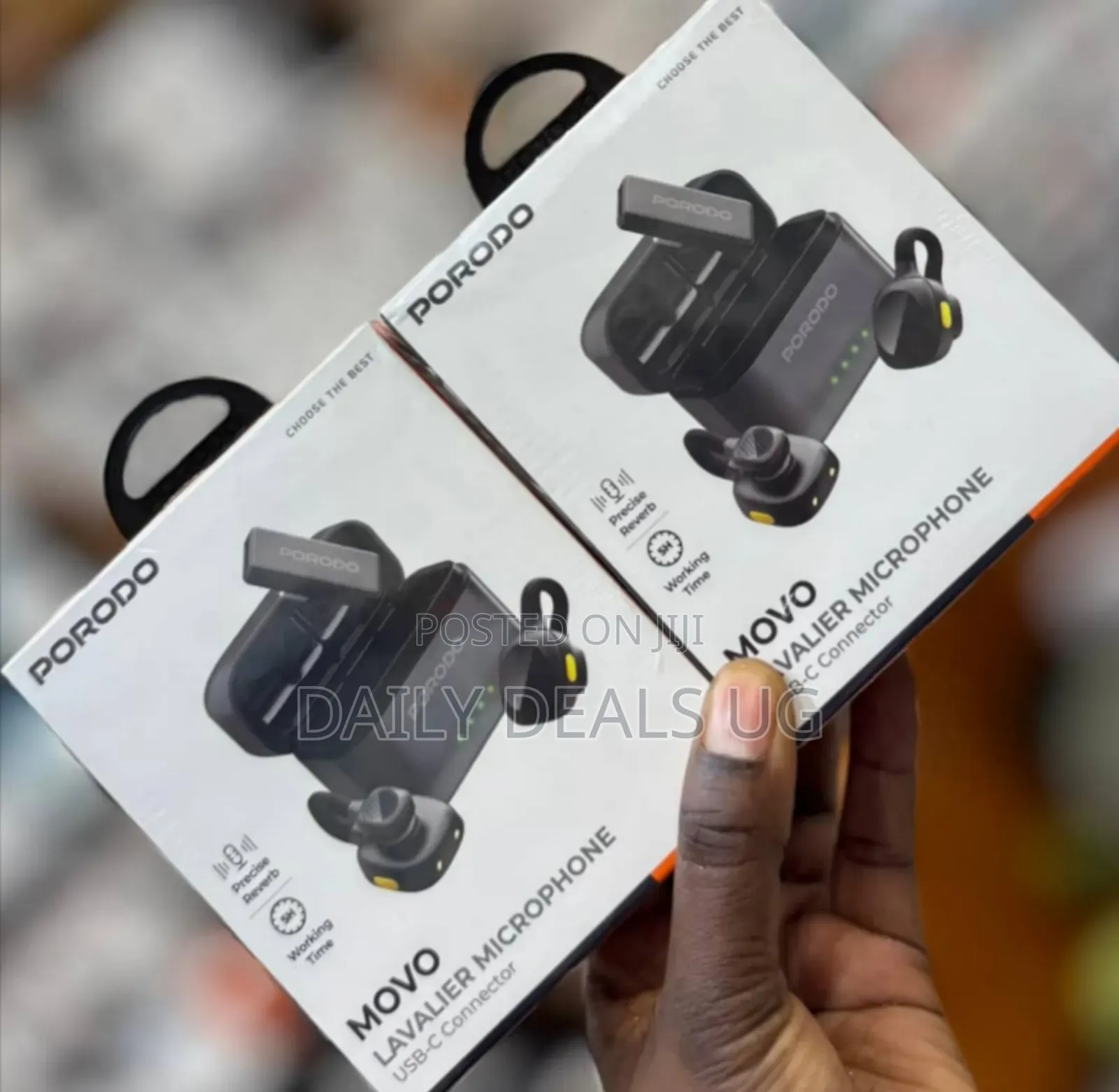 Porodo Movo Lavalier Microphone With A Type-c Connector