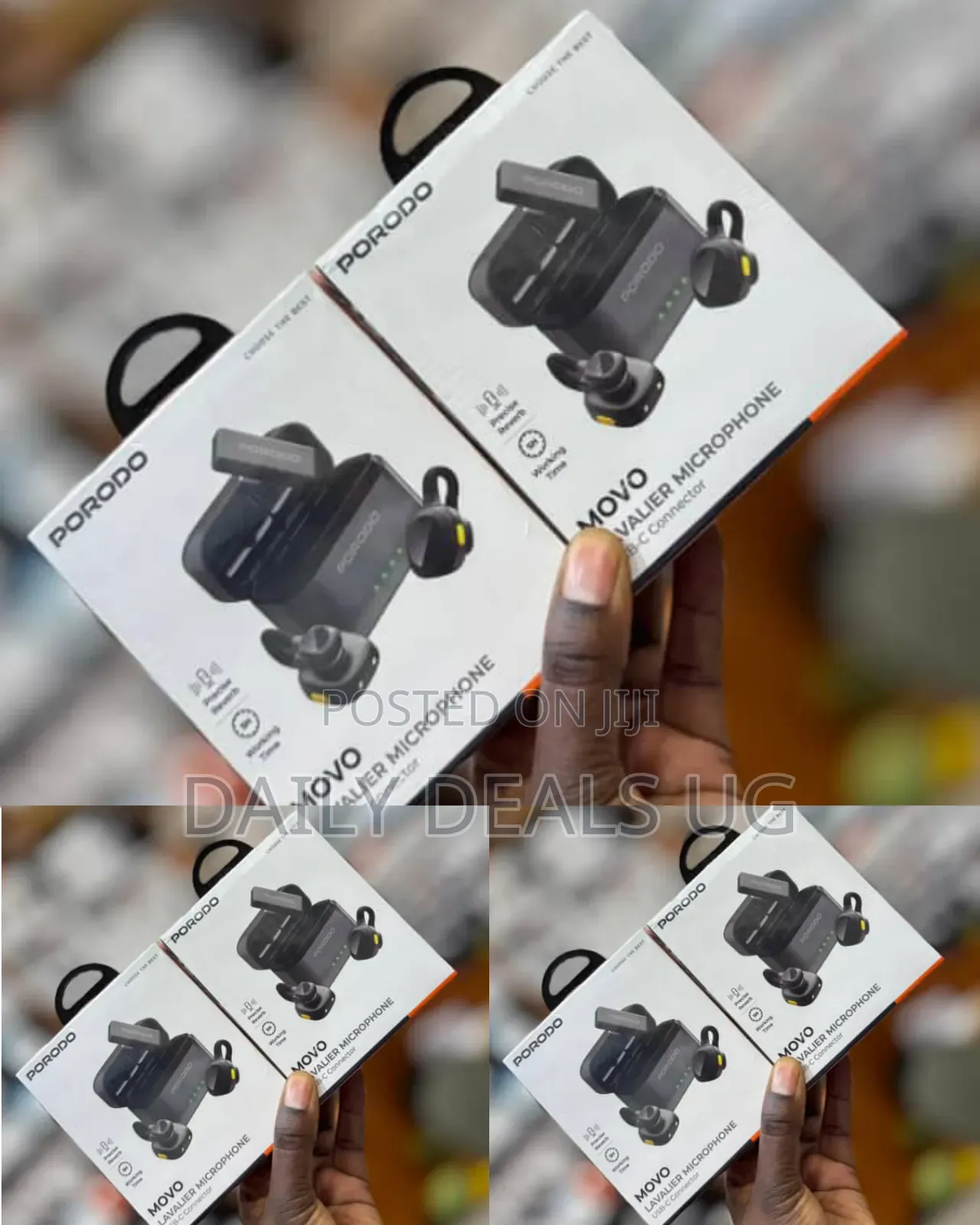 Porodo Movo Lavalier Microphone With A Type-c Connector
