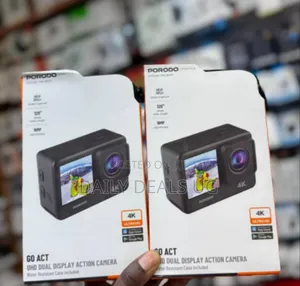 Porodo Uhd Dual Display Action Camera