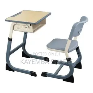 Modern Single Study Table Chair Set For School Home
