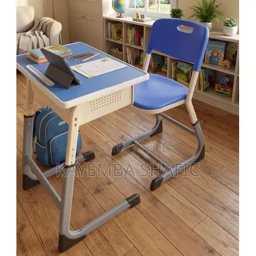 Modern Single Study Table Chair Set For School Home