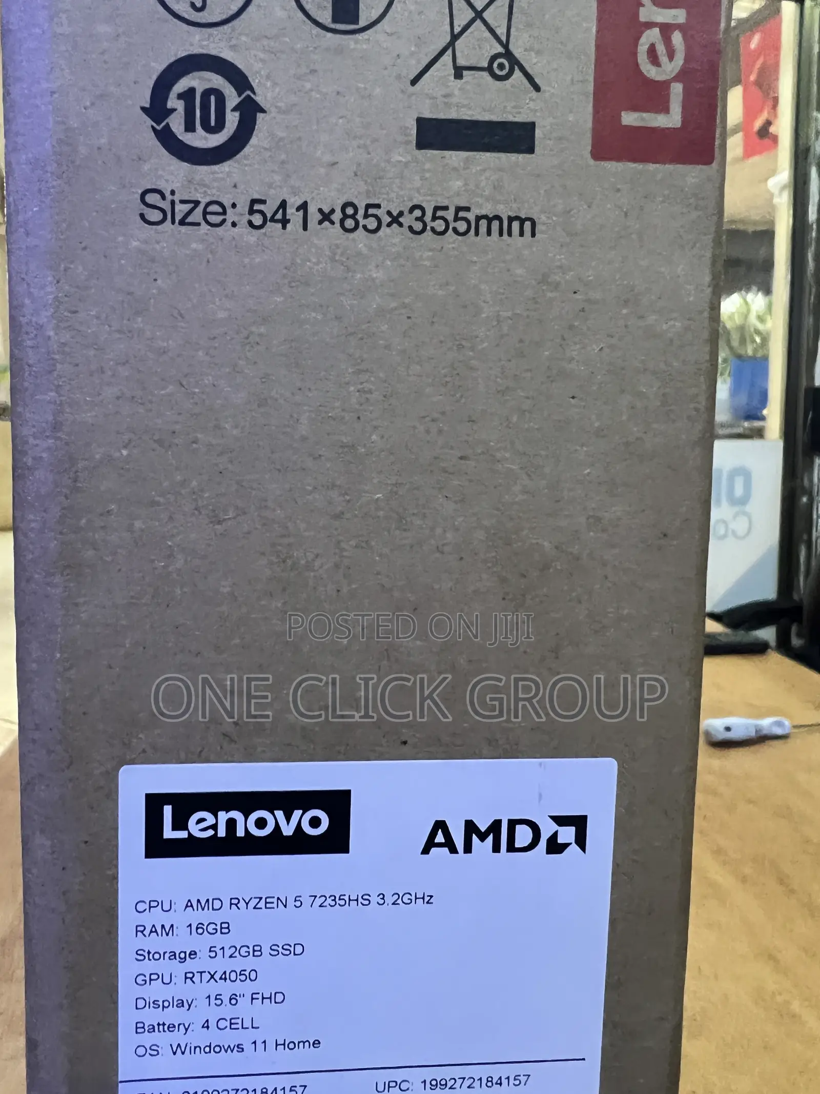 New Laptop Lenovo LOQ 15ARP9 16GB AMD Ryzen 5 SSHD (Hybrid) 512GB
