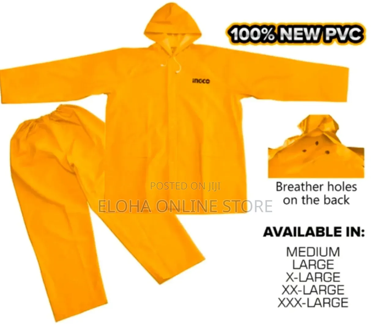 Ingco Rain Coat Suit Set + Pants