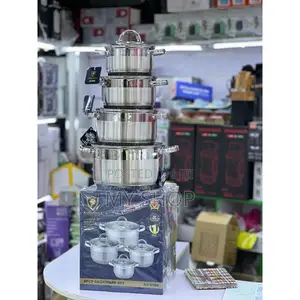 Kaisa Villa 8pcs Stainless-Steel Cookware Set - Silver